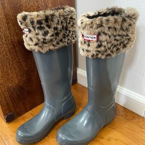 Grey Hunter Tall Rain Boots